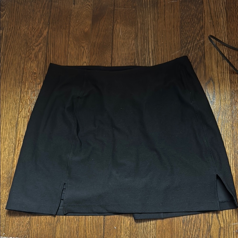 Outdoor Voices Black Mini Skort with Slits